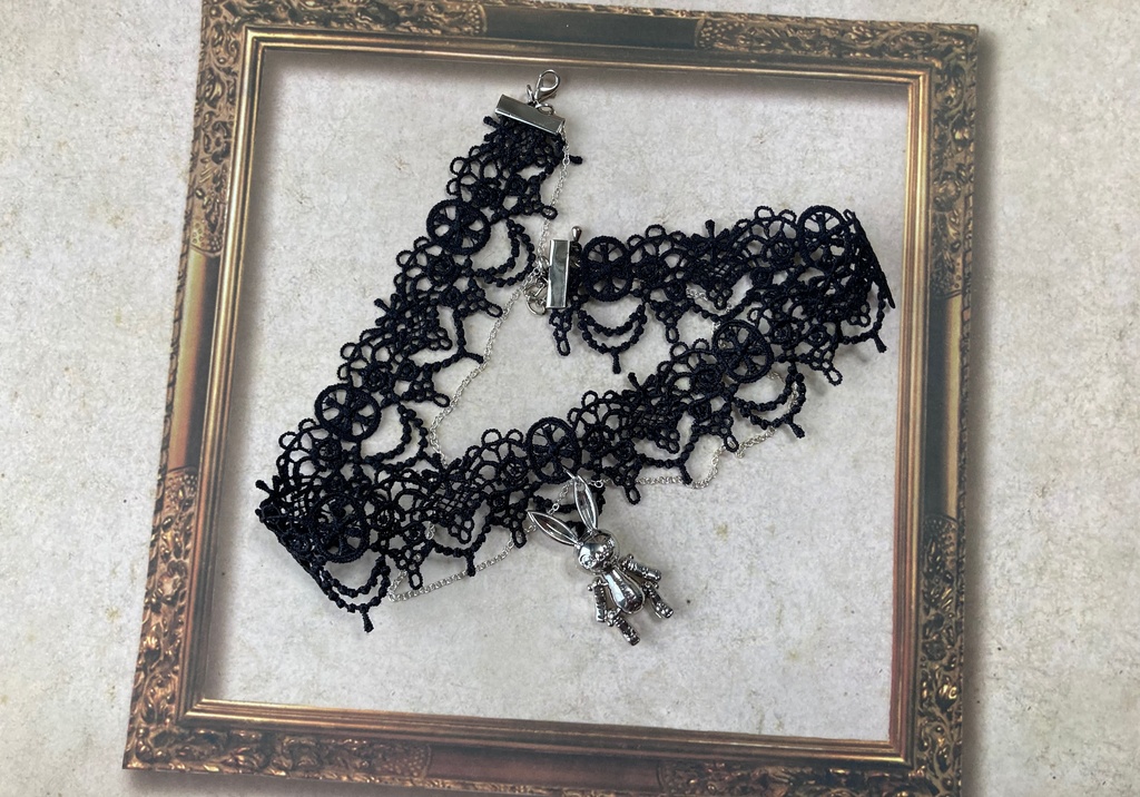 ふるびたうさぎ 【ネックレス チョーカー】