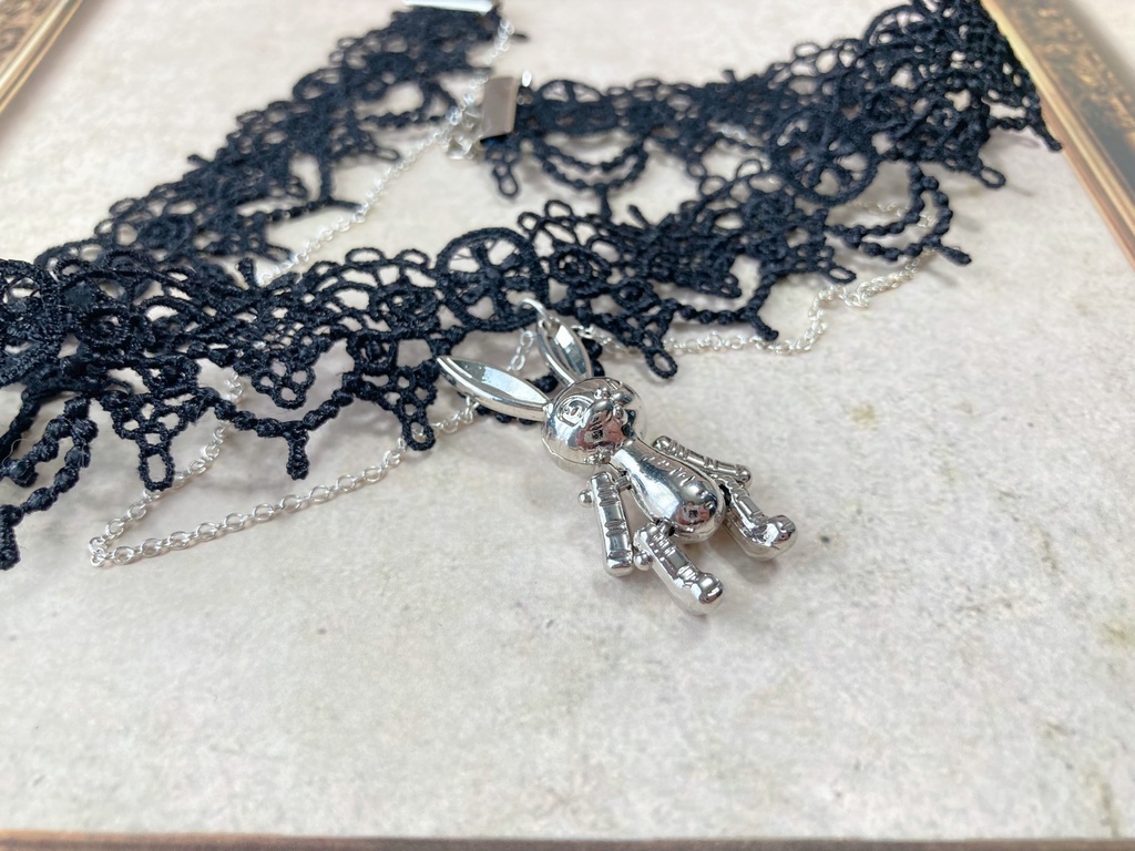 ふるびたうさぎ 【ネックレス チョーカー】