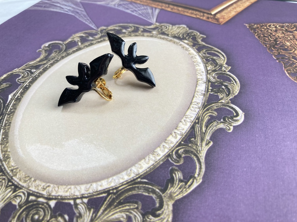 bat  【ピアス イヤリング】