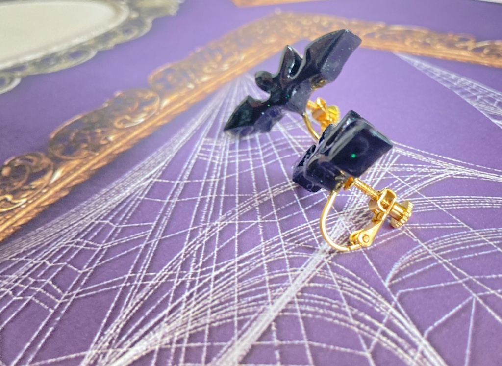 bat  【ピアス イヤリング】