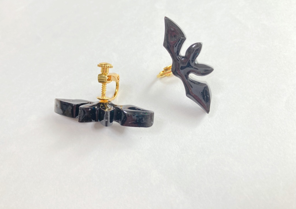bat  【ピアス イヤリング】