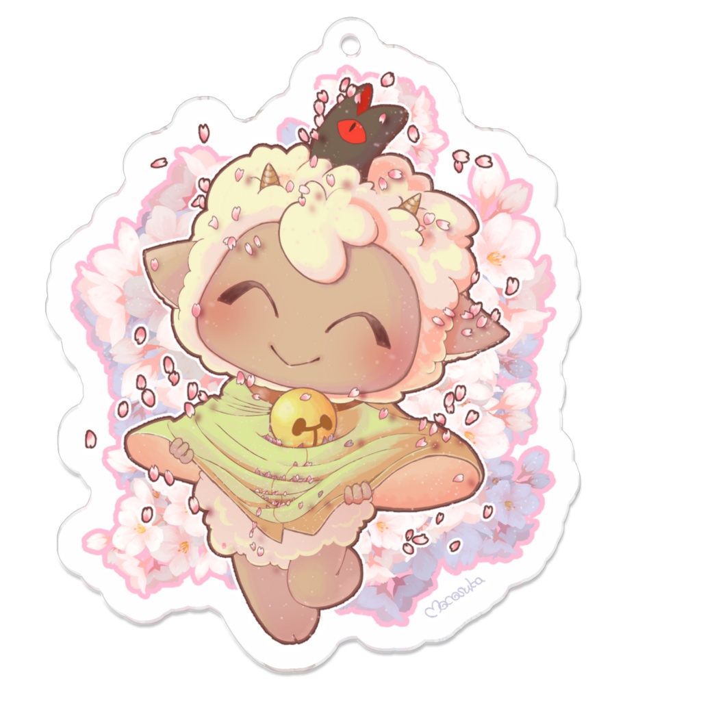 桜子羊アクリルキーホルダー