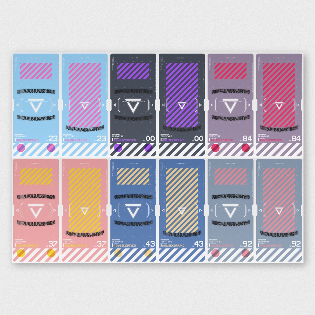 近未来サイバー待受画面素材