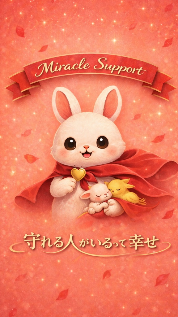 ミラサポ御守り待ち受け