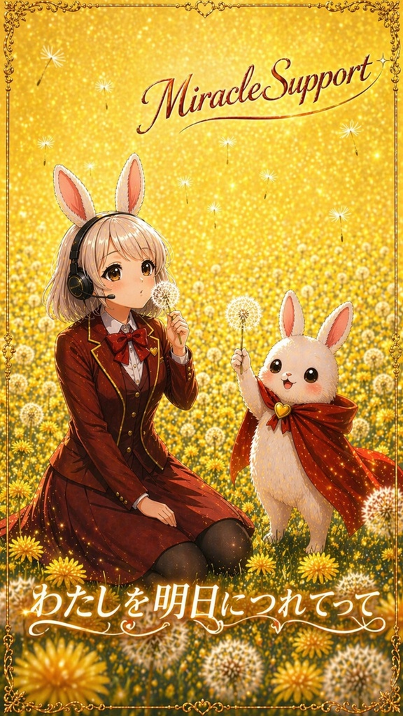 ミラサポ御守り待ち受け