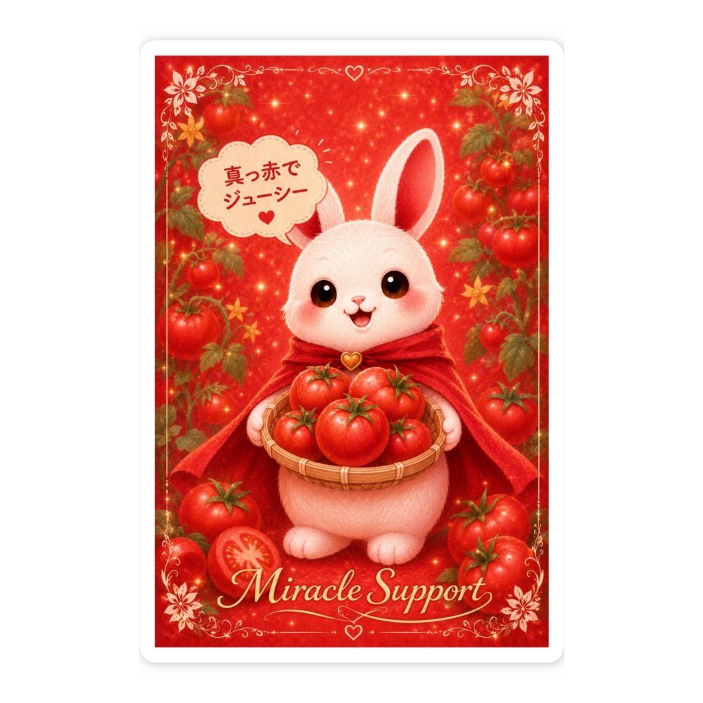 ステッカー(夏野菜サポ🍅)