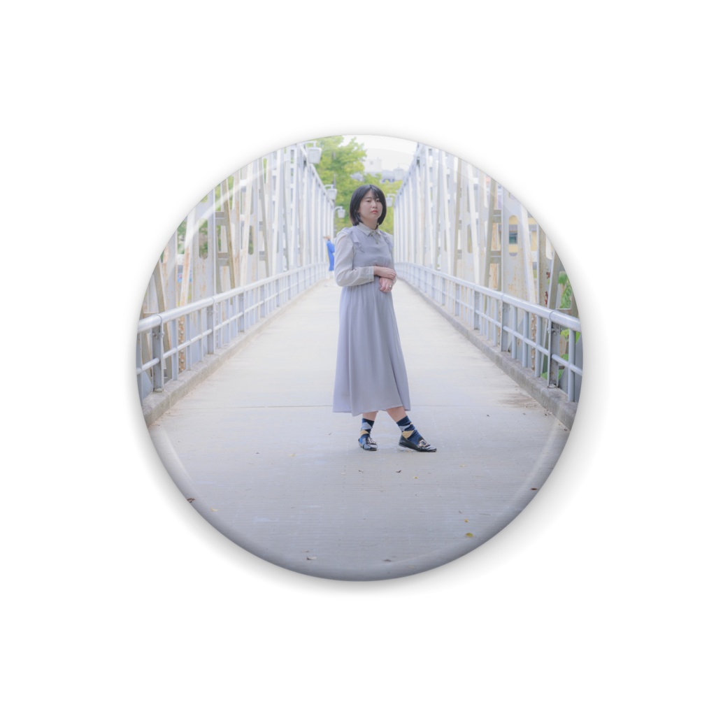 橋の上缶バッジ