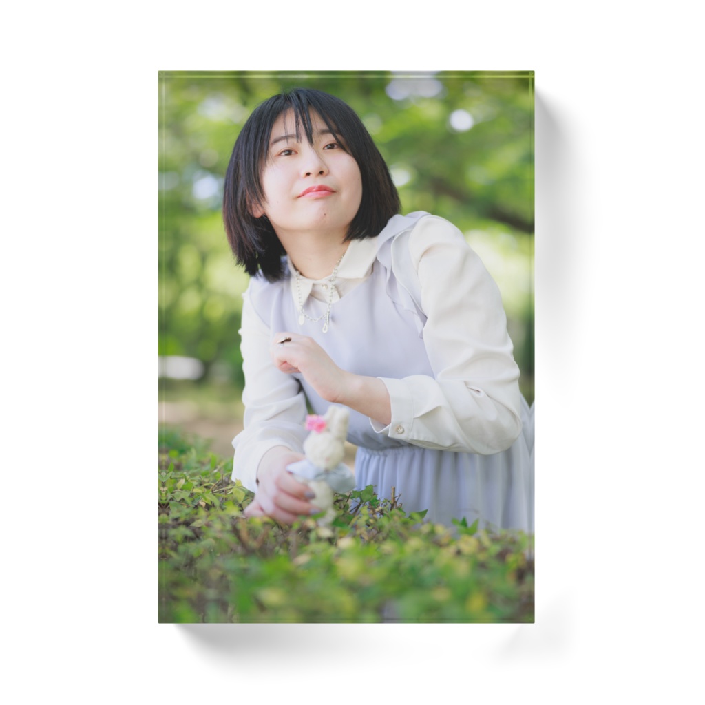 うさぎさんアクリルブロック