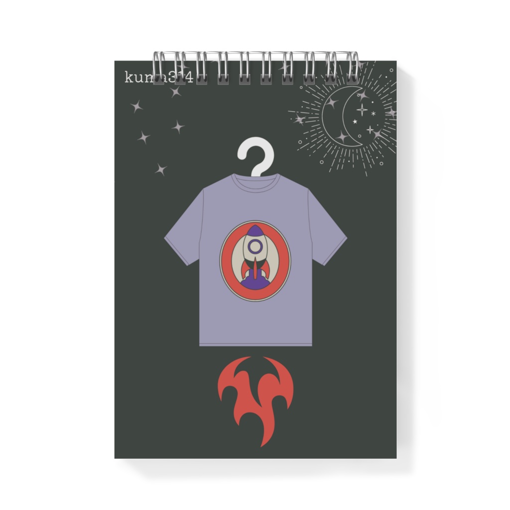 耐熱性Tシャツロケット/メモ帳