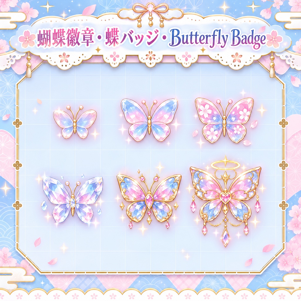 ♡ Twitch Badges┋Butterfly