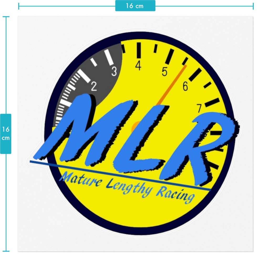 MLRチームステッカー メータータイプ