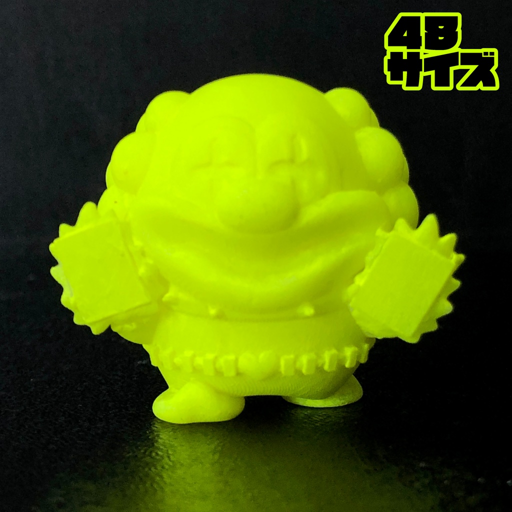 マイケル＠フィギュア（蛍光黄）＋シール