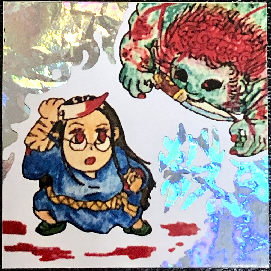 白雪を血に染めて‥@シール