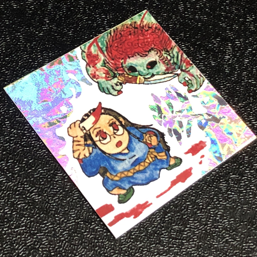 白雪を血に染めて‥@シール