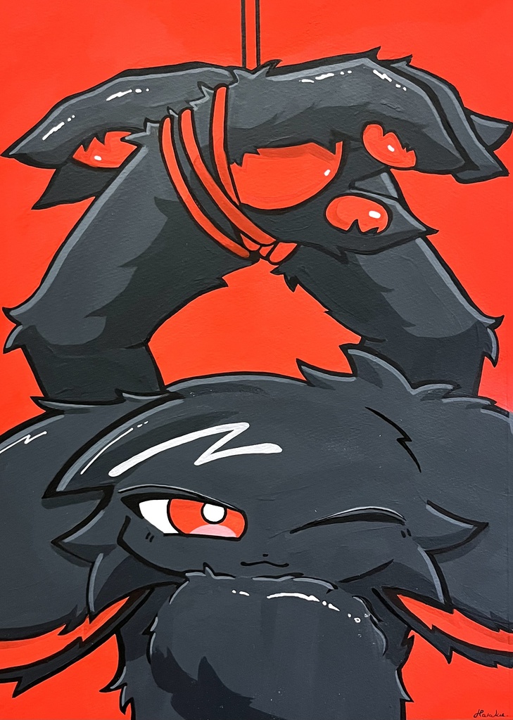 ｢Restraint｣サイン入り原画