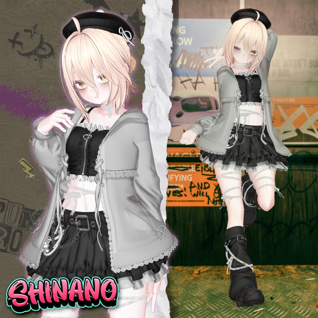 【3D衣装】Soft Riot | 13 Avatars
