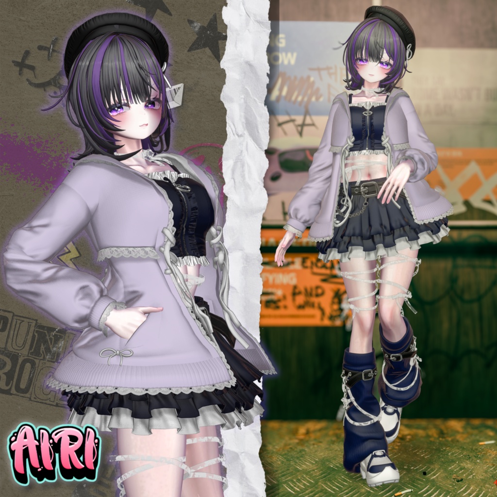 【3D衣装】Soft Riot | 13 Avatars