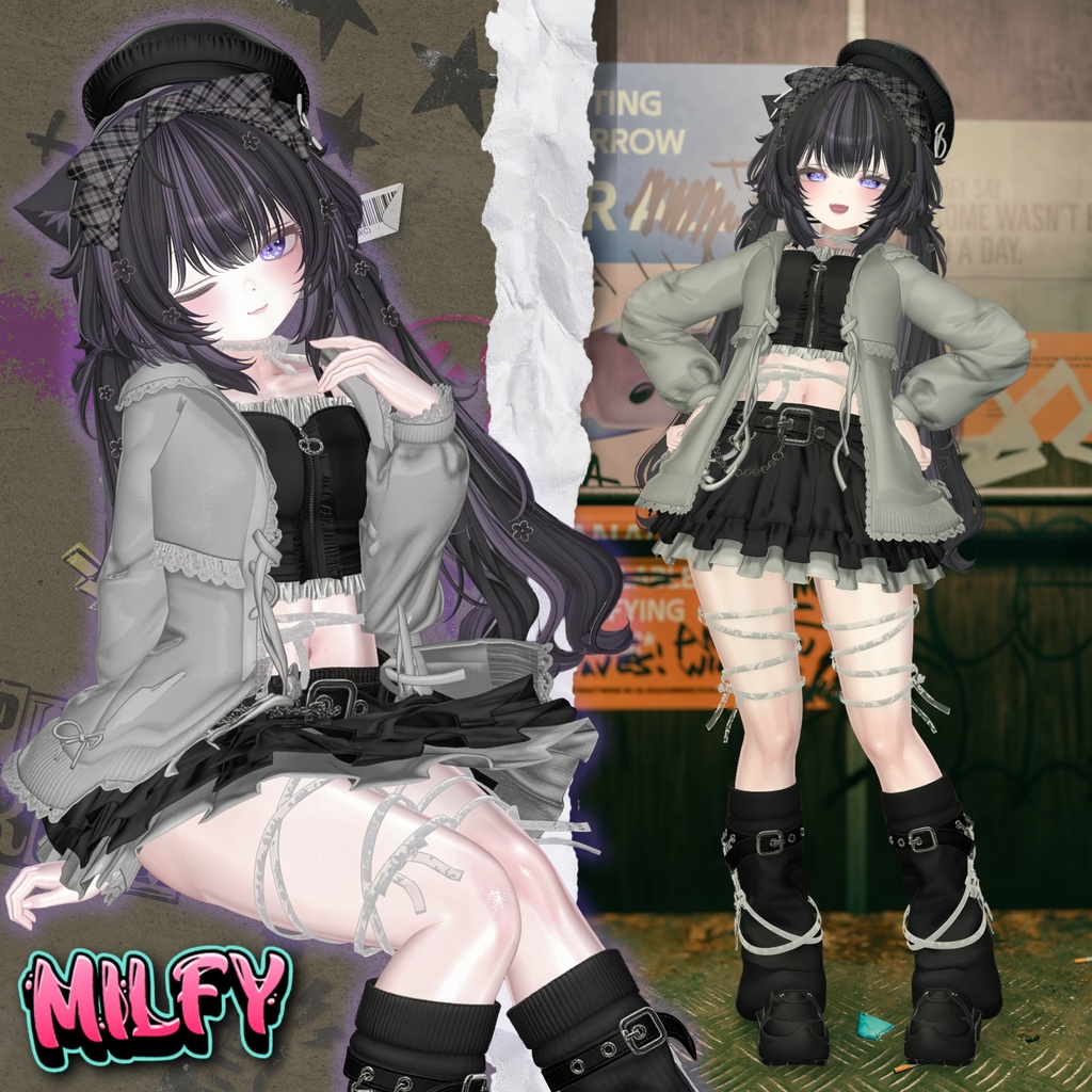 【3D衣装】Soft Riot | 13 Avatars