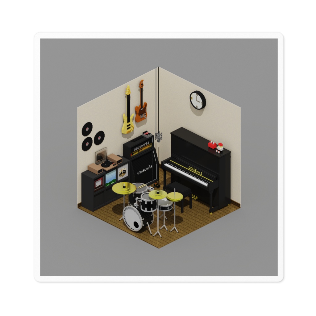 [Works vol.1]ステッカー