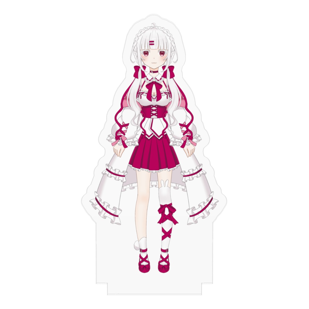 暁しろはアクスタ おさげVer. 70×70mm