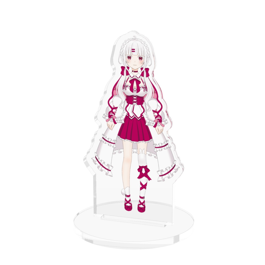 暁しろはアクスタ おさげVer. 70×70mm