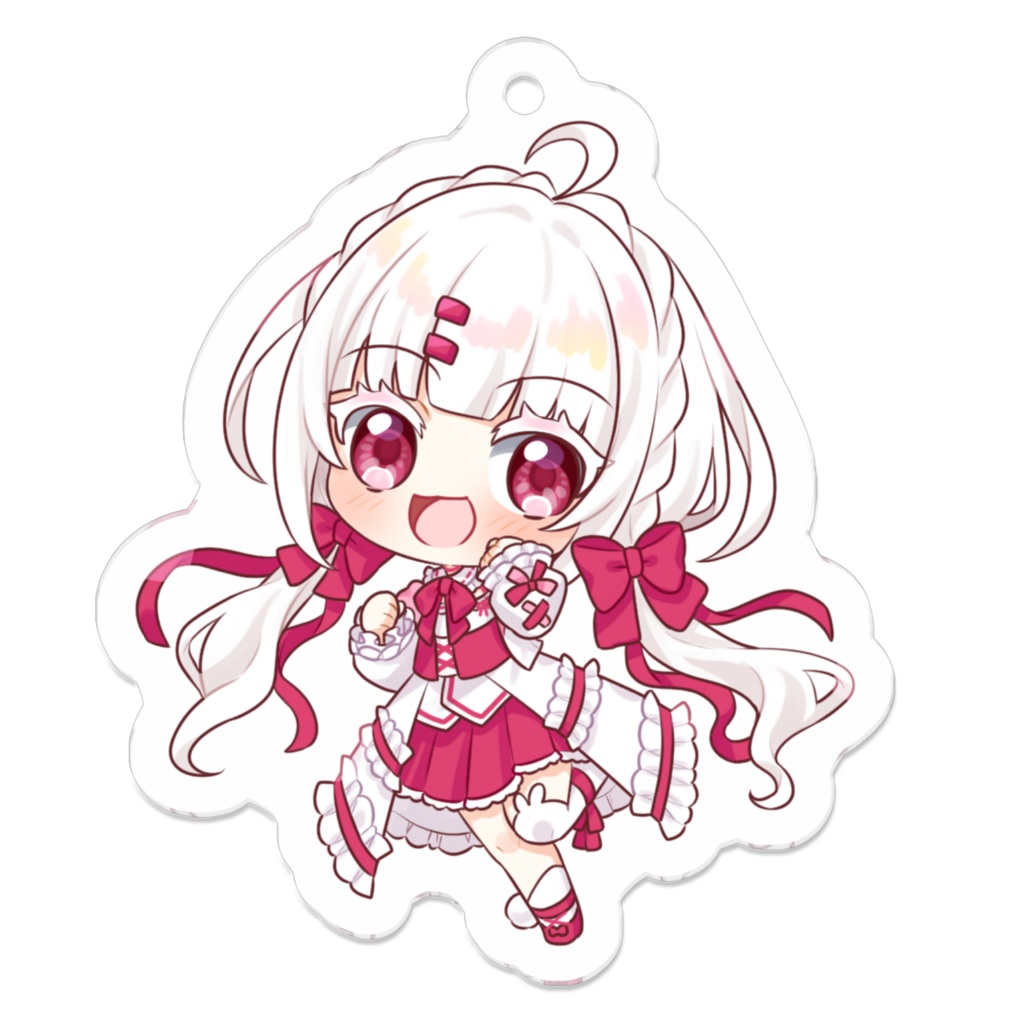 【暁しろは】低めツインテ SDアクキー 50×50mm