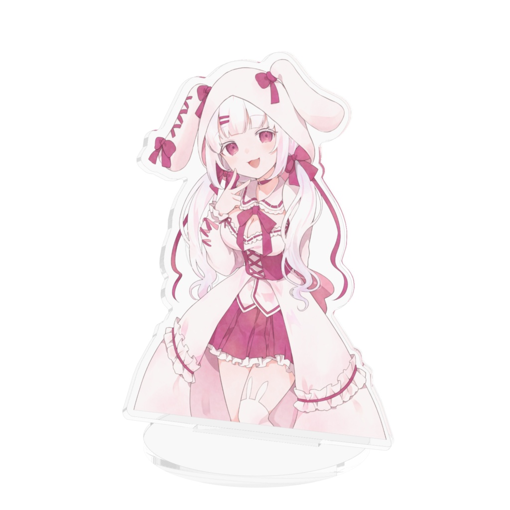 【暁しろは】おさげツインテ アクスタ 100×100mm