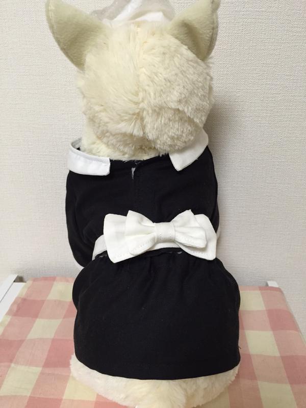 ぬいぐるみお洋服 メイド服 パカちゃんサイズ