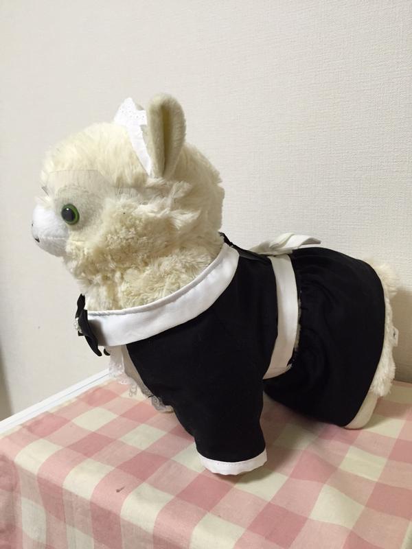 ぬいぐるみお洋服 メイド服 パカちゃんサイズ