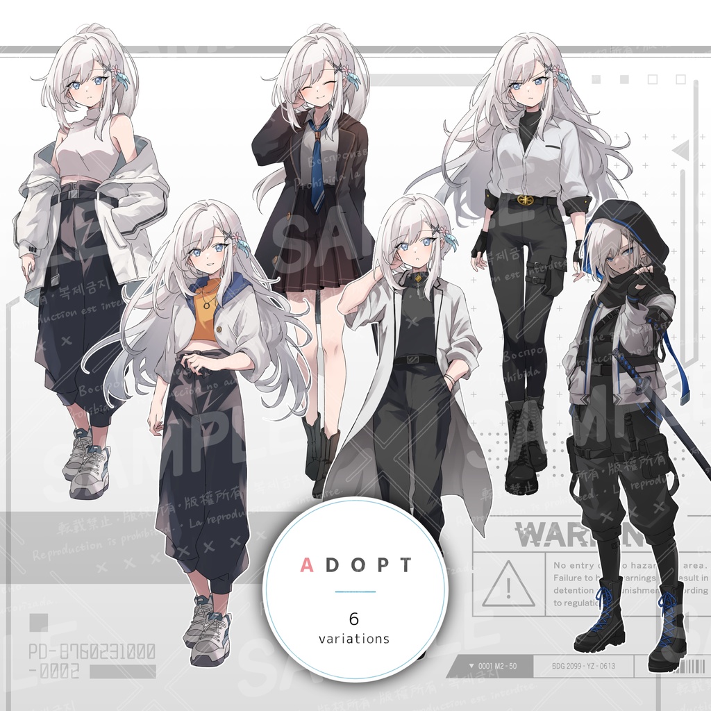 銀髪の女の子 別ver.