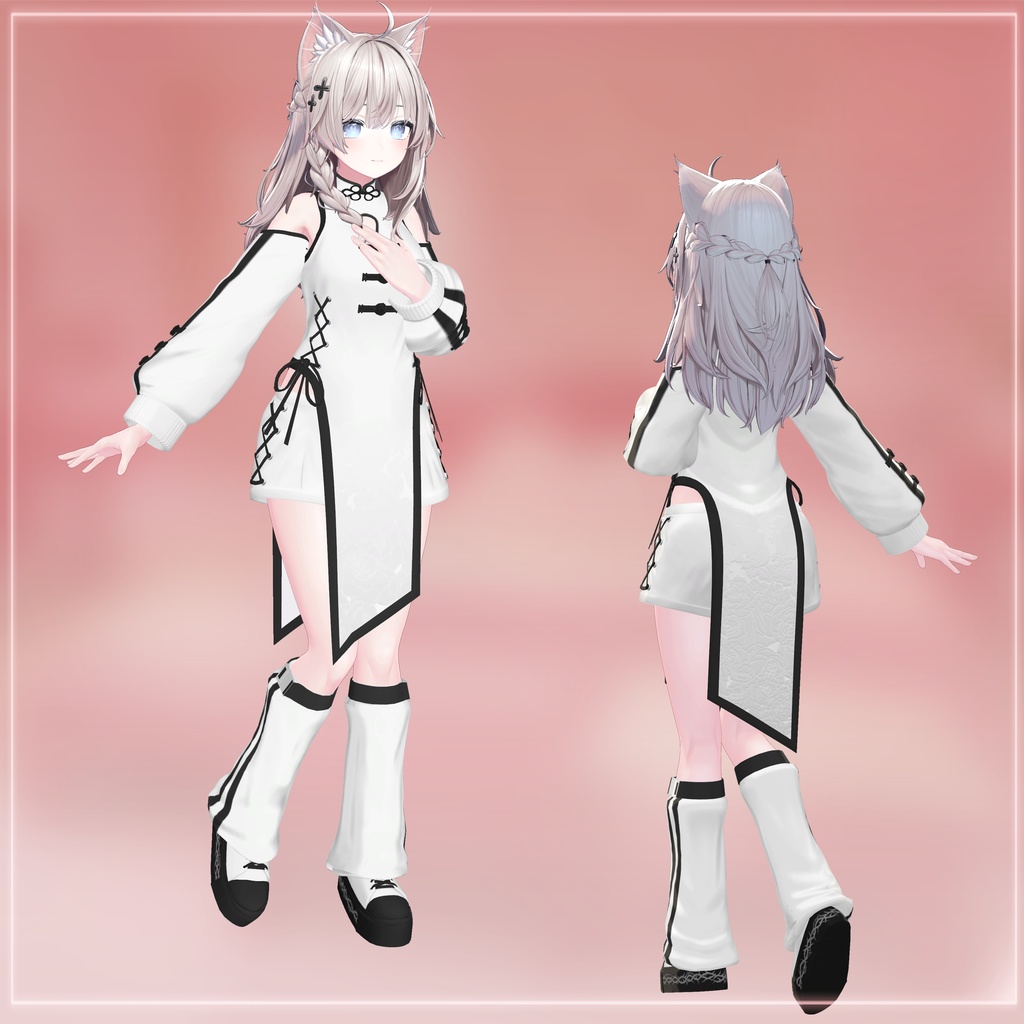【2アバター対応】CHINA JERSEY 【VRChat向け衣装】