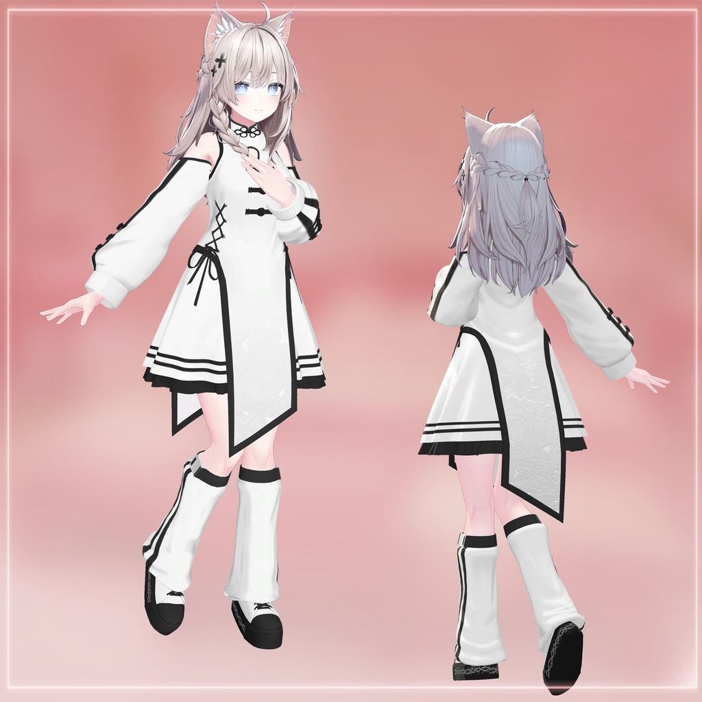 【2アバター対応】CHINA JERSEY 【VRChat向け衣装】