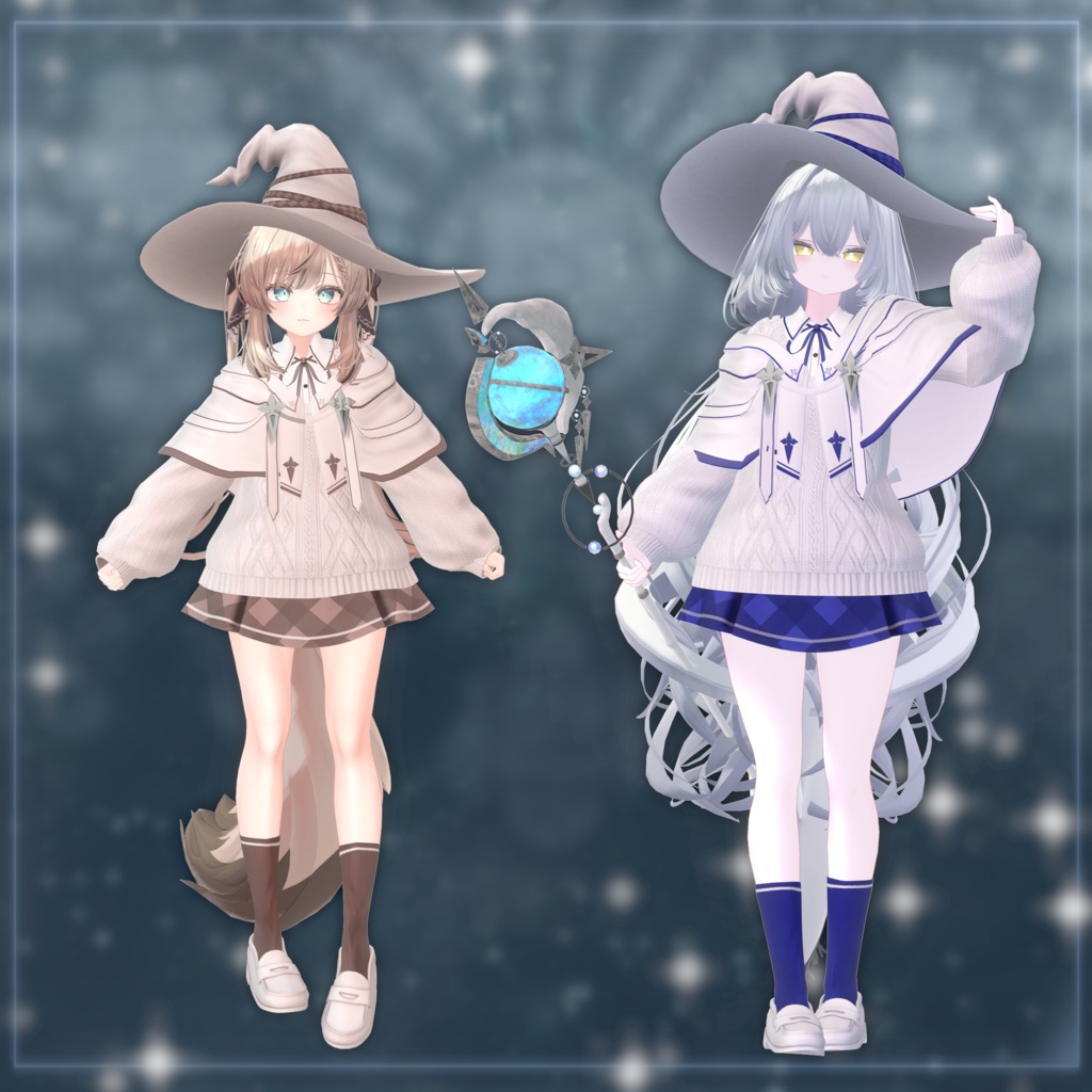 【8アバター対応】Travel Witch【VRChat向け衣装】