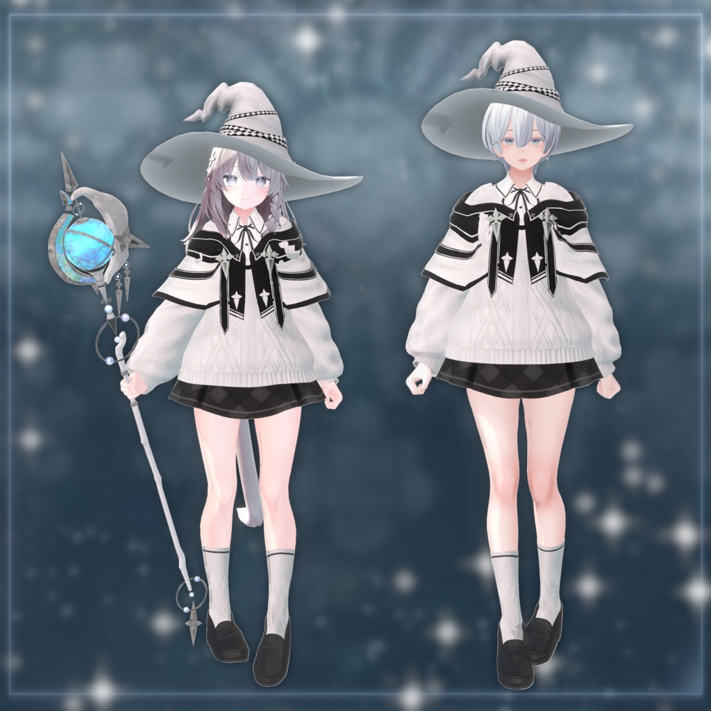 【8アバター対応】Travel Witch【VRChat向け衣装】