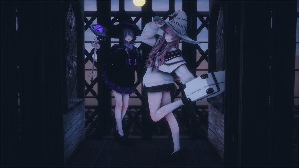 【8アバター対応】Travel Witch【VRChat向け衣装】