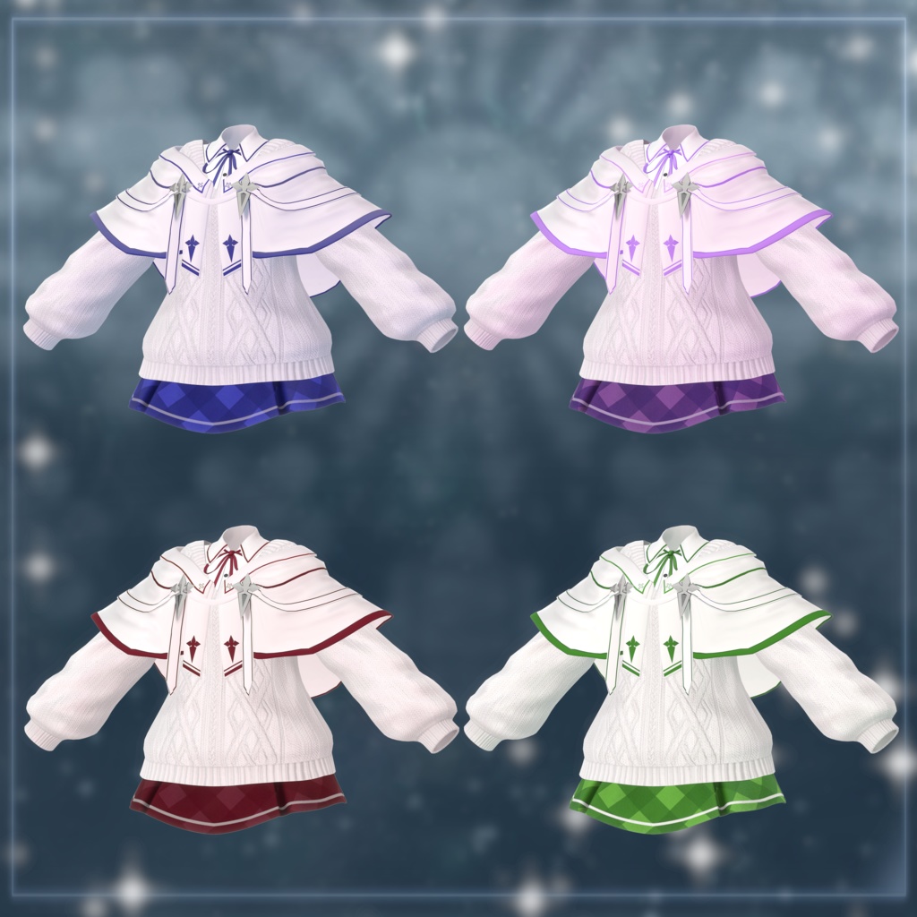 【8アバター対応】Travel Witch【VRChat向け衣装】