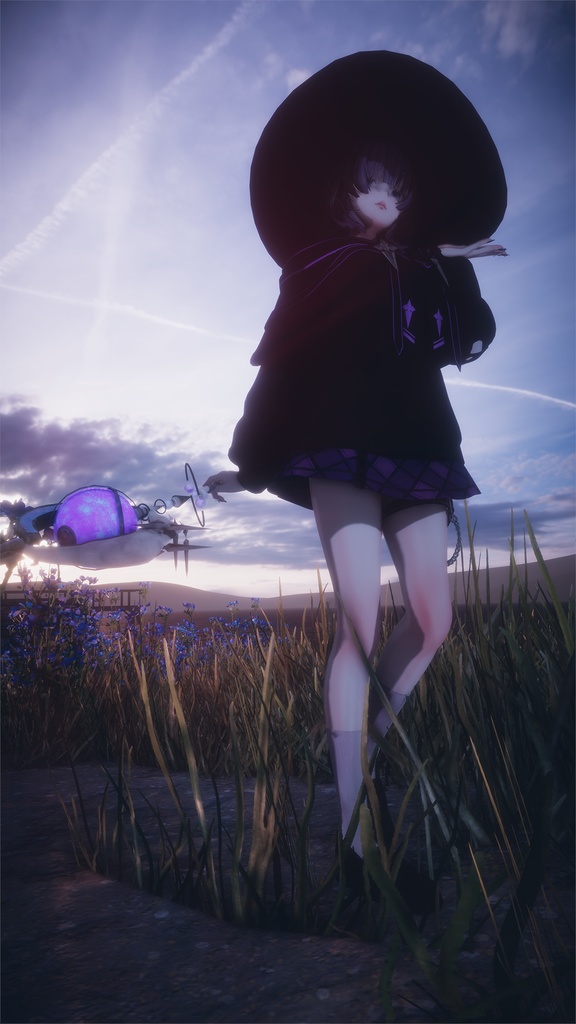 【8アバター対応】Travel Witch【VRChat向け衣装】