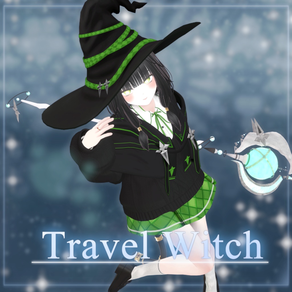 【8アバター対応】Travel Witch【VRChat向け衣装】