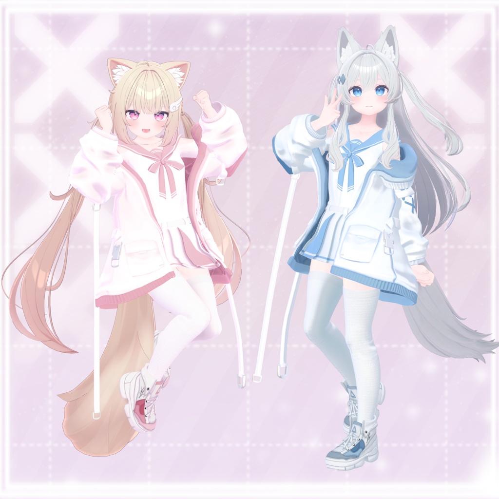 【12アバター対応】TRES SAILOR【VRChat向け衣装】