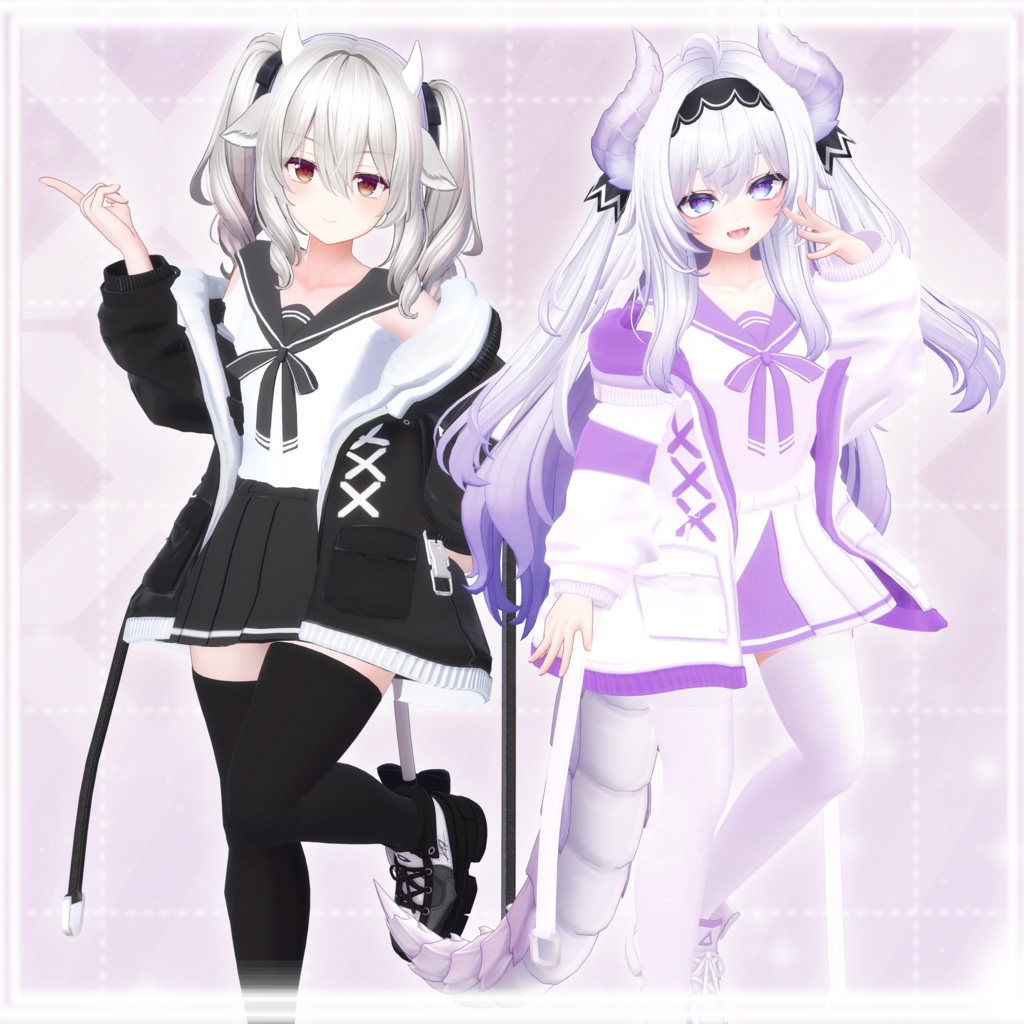 【12アバター対応】TRES SAILOR【VRChat向け衣装】