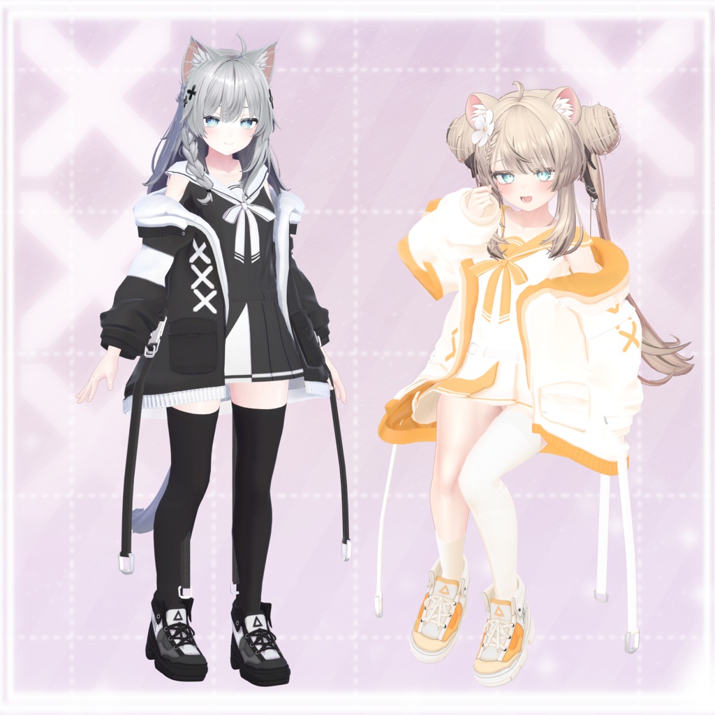 【12アバター対応】TRES SAILOR【VRChat向け衣装】