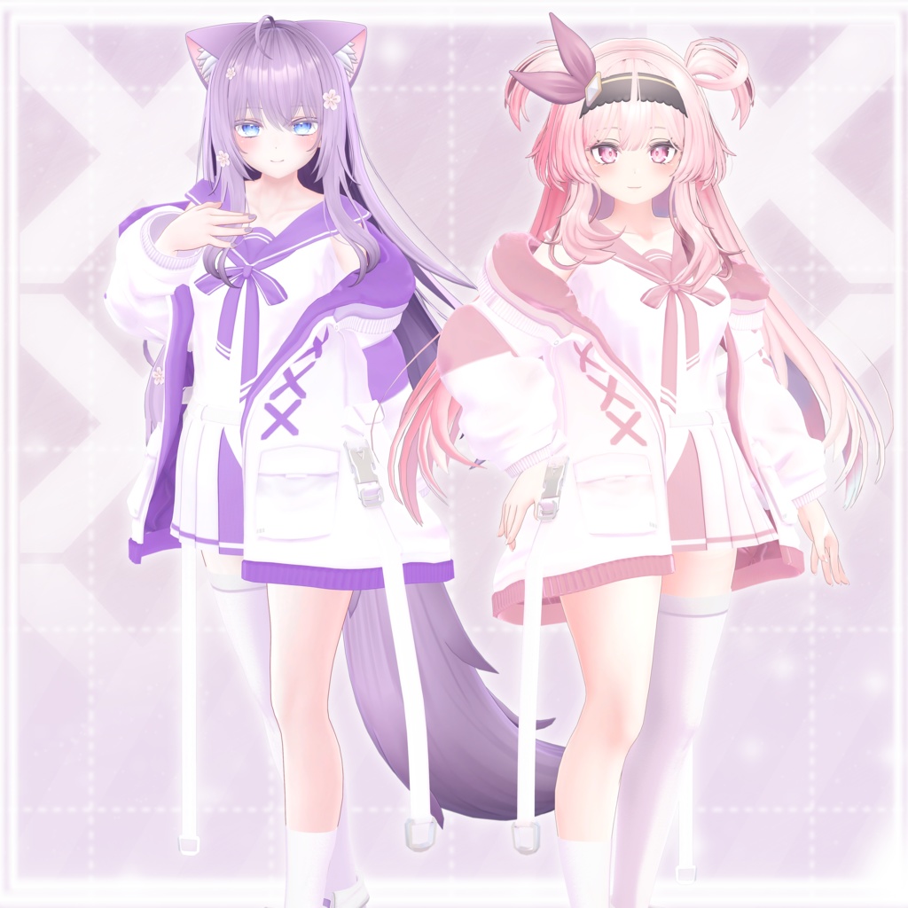 【12アバター対応】TRES SAILOR【VRChat向け衣装】