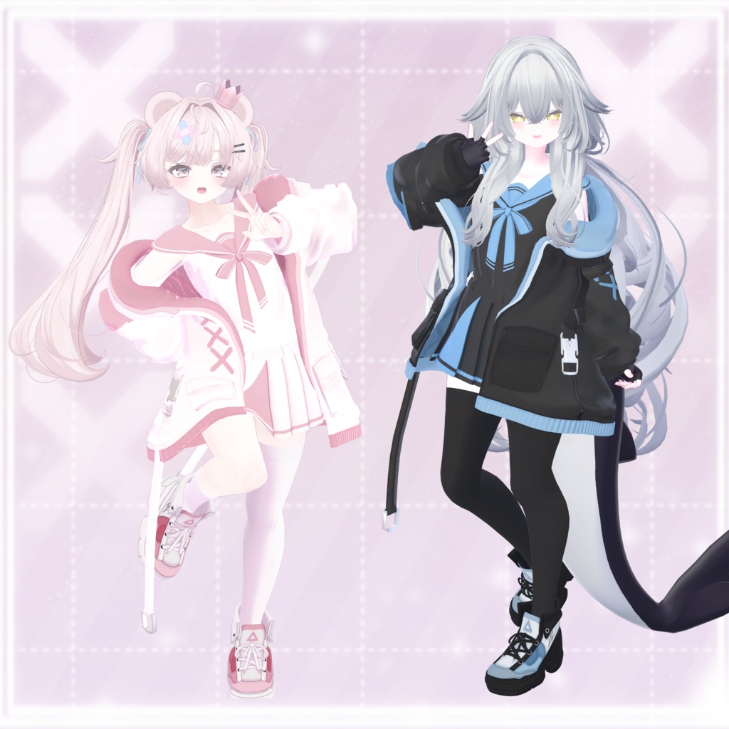 【12アバター対応】TRES SAILOR【VRChat向け衣装】