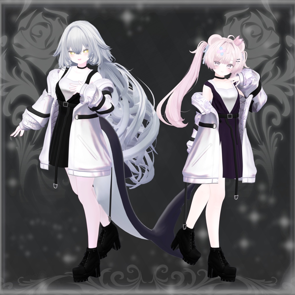 【8アバター対応】ROSEBAROCCA【VRChat向け衣装】