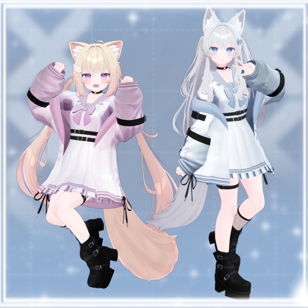 【8アバター対応】GRACENOTE【VRChat向け衣装】