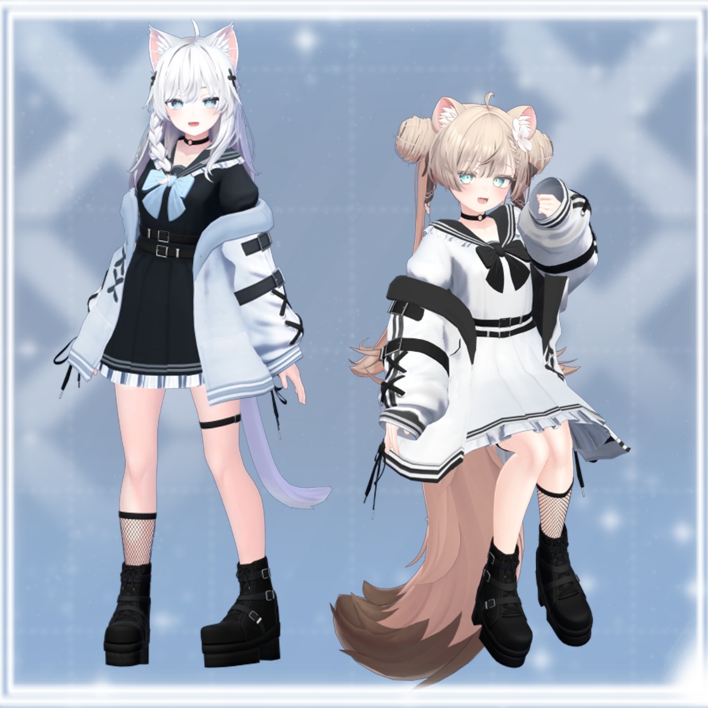 【8アバター対応】GRACENOTE【VRChat向け衣装】