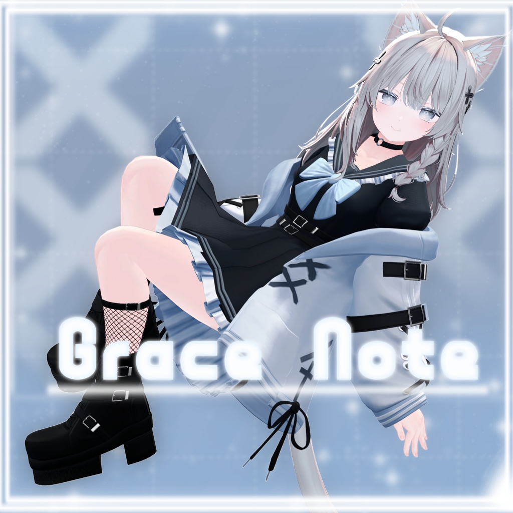 【8アバター対応】GRACENOTE【VRChat向け衣装】