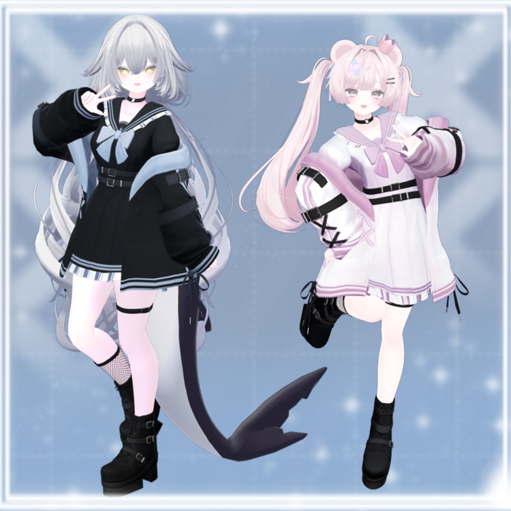 【8アバター対応】GRACENOTE【VRChat向け衣装】