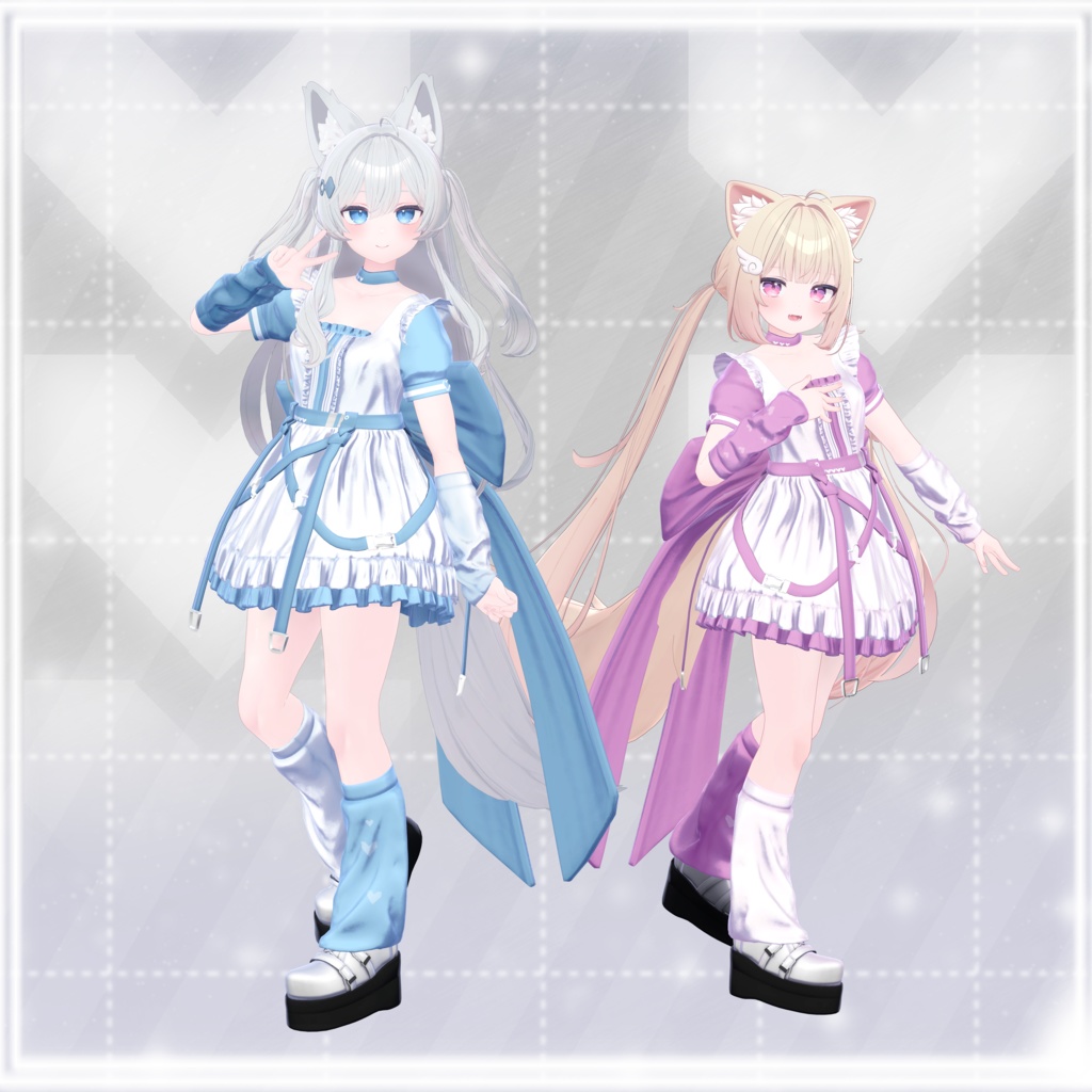 【8アバター対応】LamentaDoll【VRChat向け衣装】