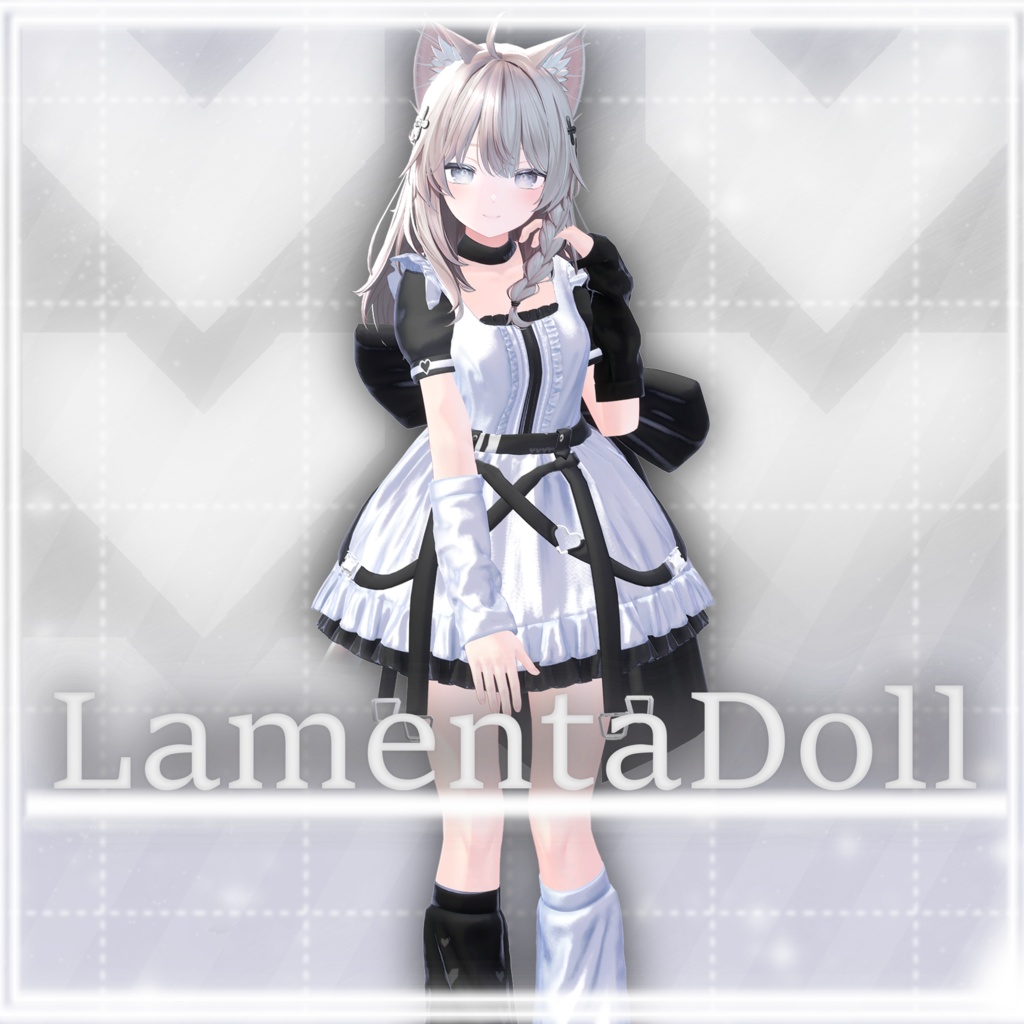 【発売記念セール中】【8アバター対応】LamentaDoll【VRChat向け衣装】